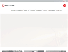 Tablet Screenshot of farassan.com